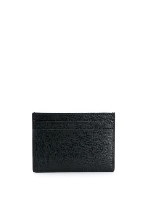 porta carte cassandre in pelle goffrata grain de poudre SAINT LAURENT | 485631BTY0U1000